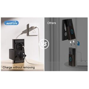 No Drill Doorbell Mount for Ring 2nd Gen Rental Friendly Easy Installation